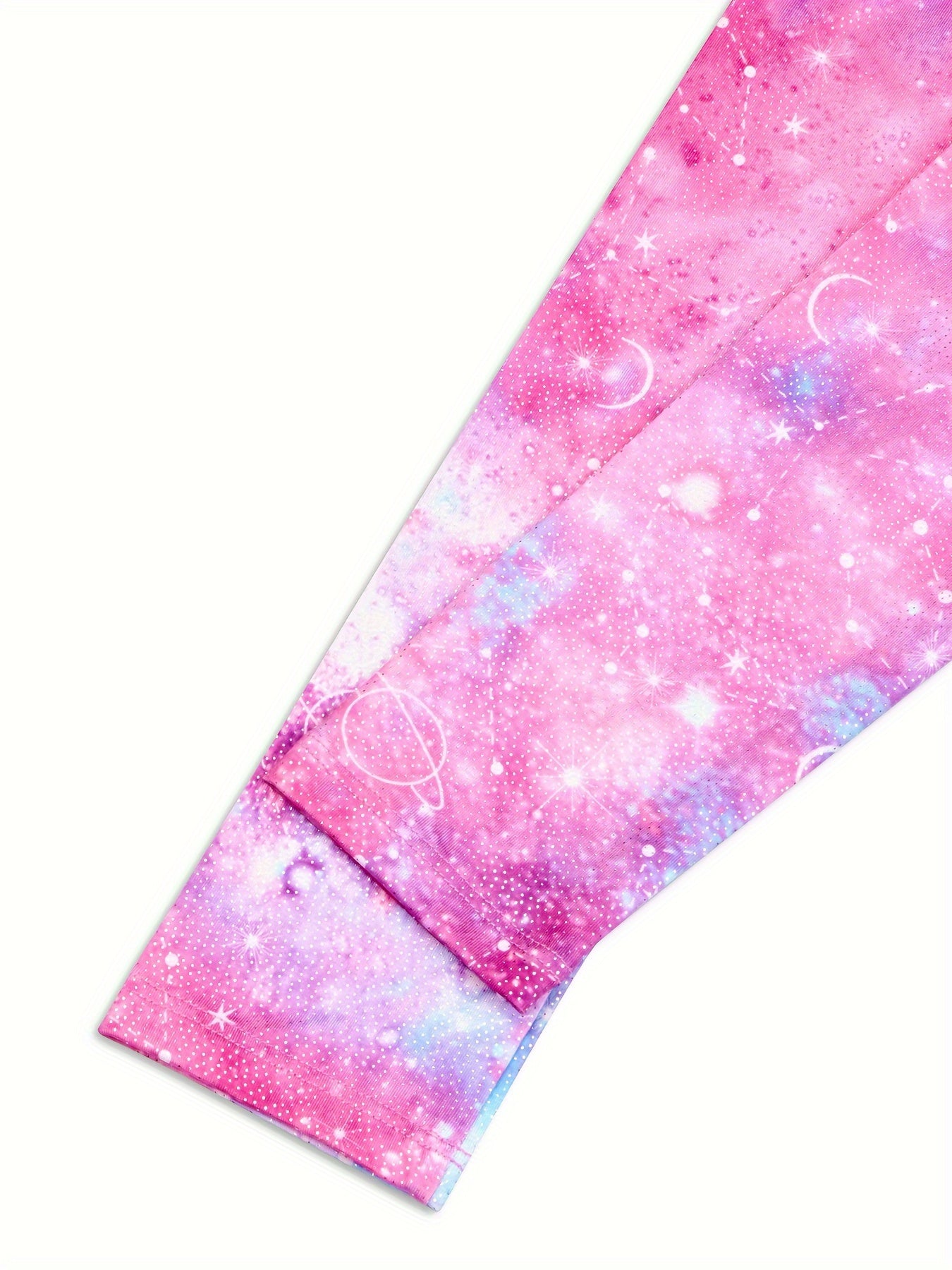 Stretchy Tie Dye Long Sleeve Gymnastics Suit Dance Leotard