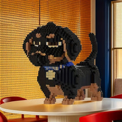 Sausage Dog Building Block Set 5169pcs Holiday Gift Room Decoration