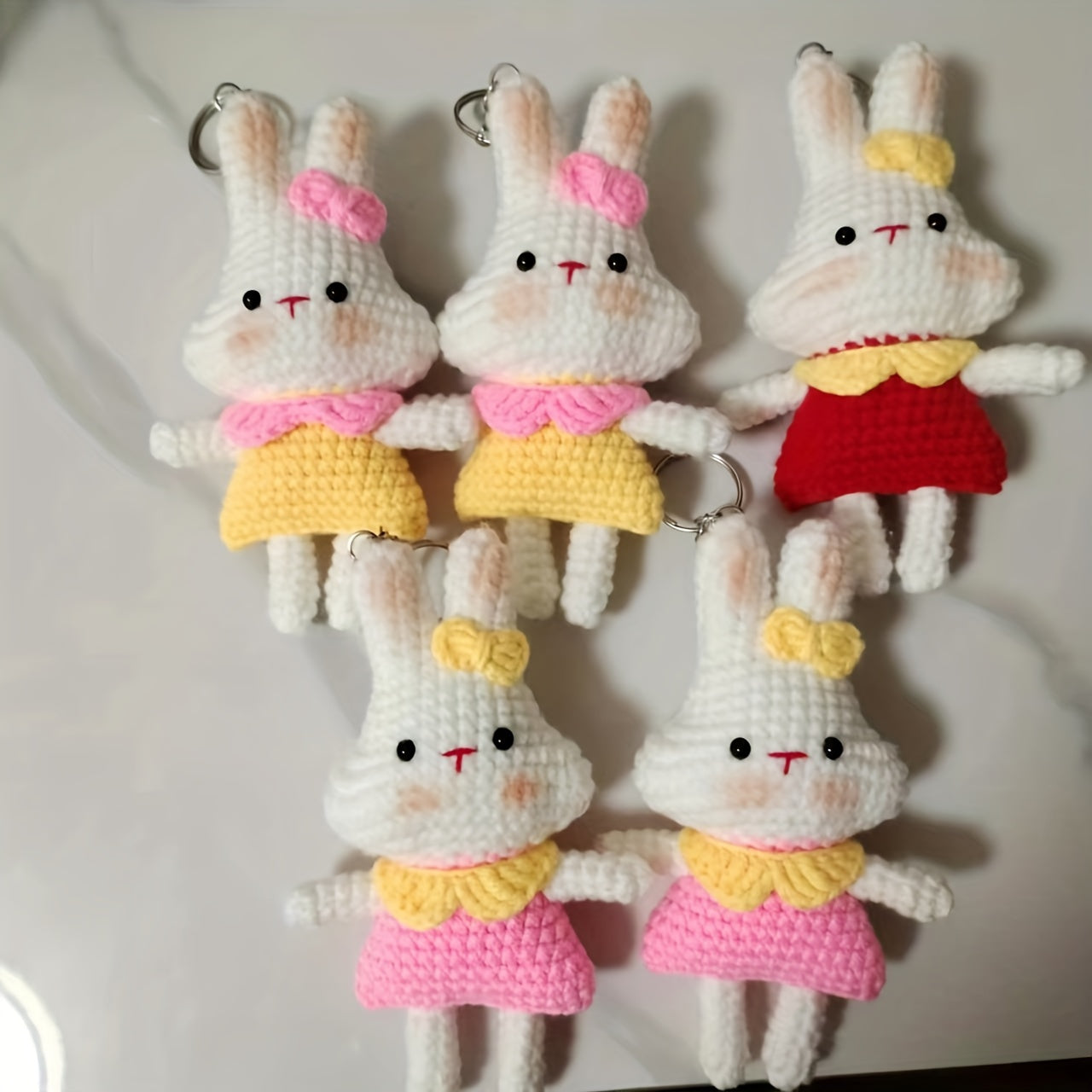 Woven Rabbit Doll Handbag for Family and Friends