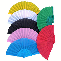 Plastic Craft Folding Fan Chinese Style Exercise Dance Tai Chi Props