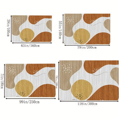 Fluffy Faux Wool Area Rug Non-slip Large Carpet for Living Room Bedroom