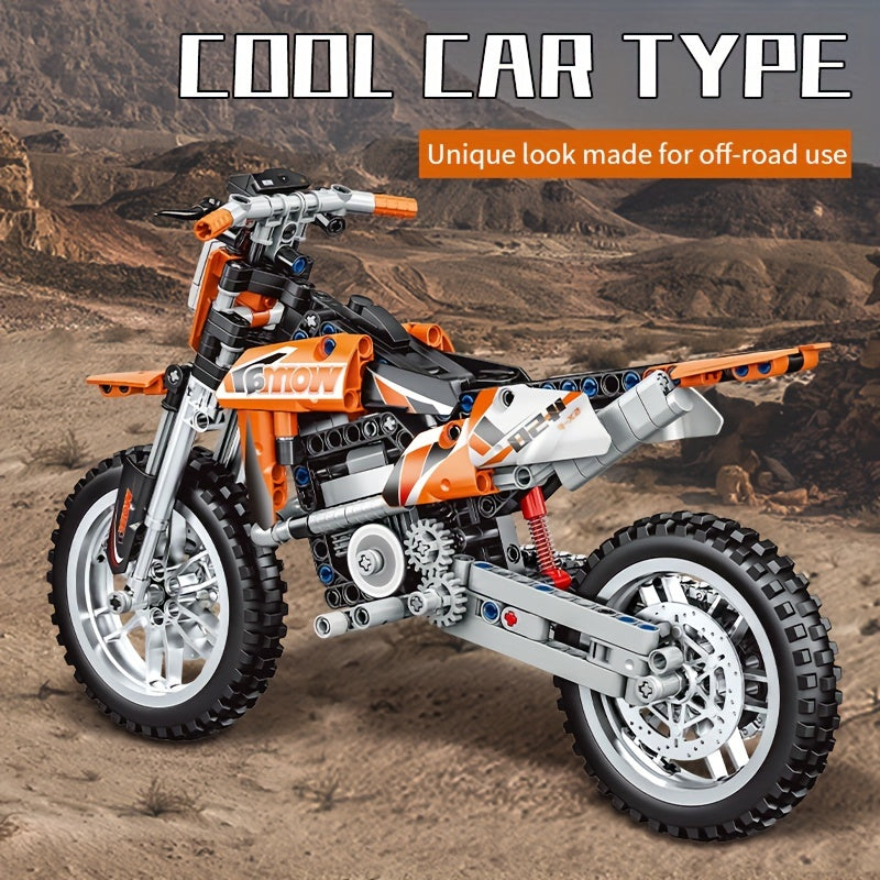 WOMA Building Off Road Motorcycle Model Puzzle Toy for Boys