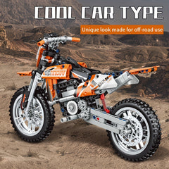 WOMA Building Off Road Motorcycle Model Puzzle Toy for Boys