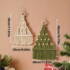 2pcs Knitted Christmas Tree DIY Kit - Perfect Holiday Gift