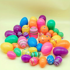 24pcs Random Pattern Easter Egg Ball Small Gift for Kids