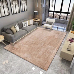 Soft Faux Cashmere Area Rug Non Slip Machine Washable Anti Fatigue Mat