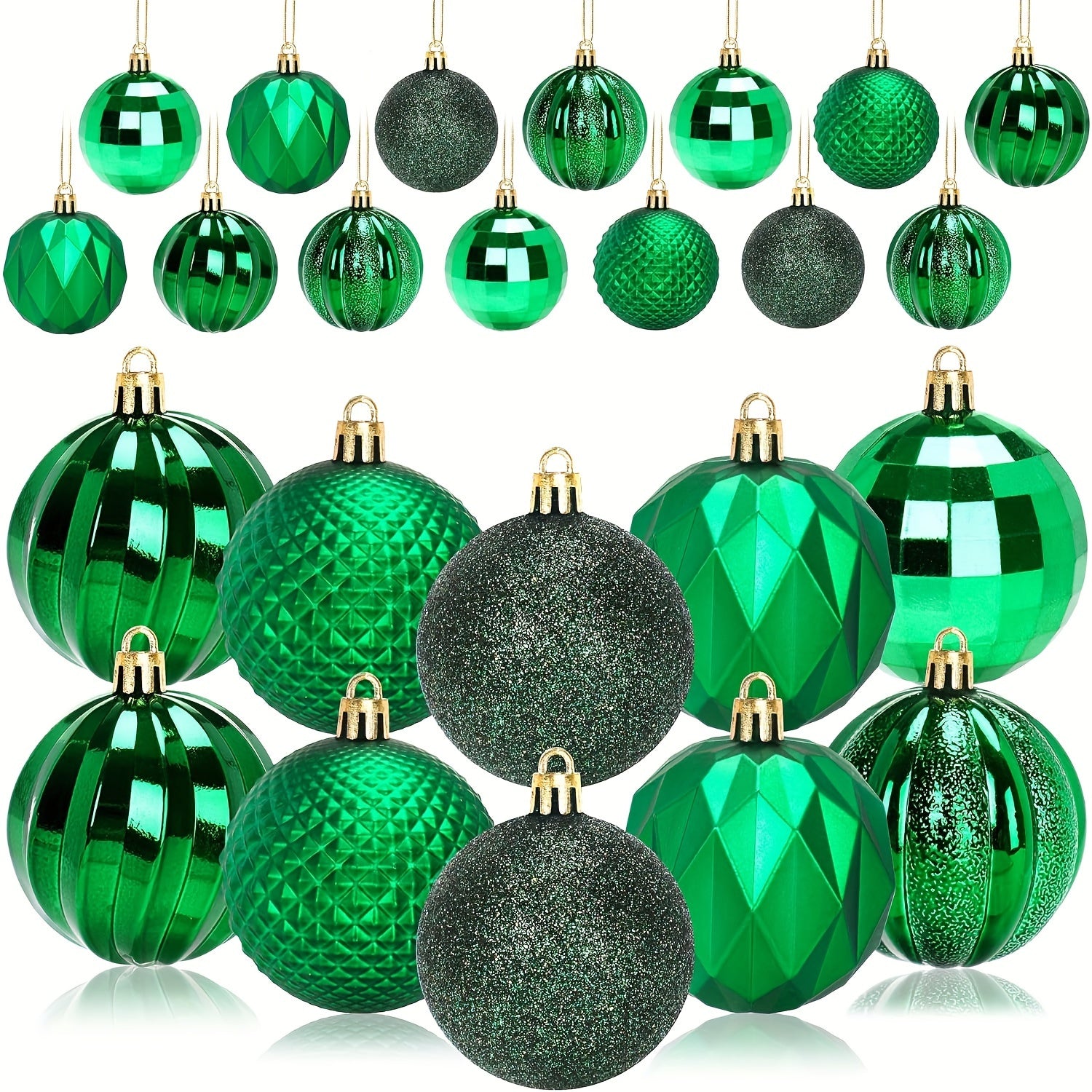 12pcs Large Christmas Balls Shatterproof Ornaments Xmas Tree Decorations
