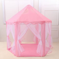 Kids Indoor Hexagonal Tulle Tent For Boys And Girls