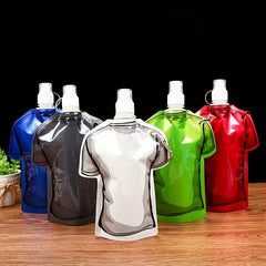 Portable Mountaineering Water Bag T-shirt Shaped Bottle