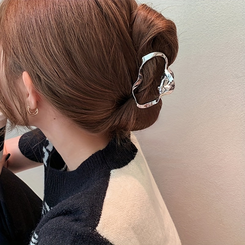 Geometric Irregular Metal Hair Claw Clip Hair Clip Girls Kids Hair Accessories