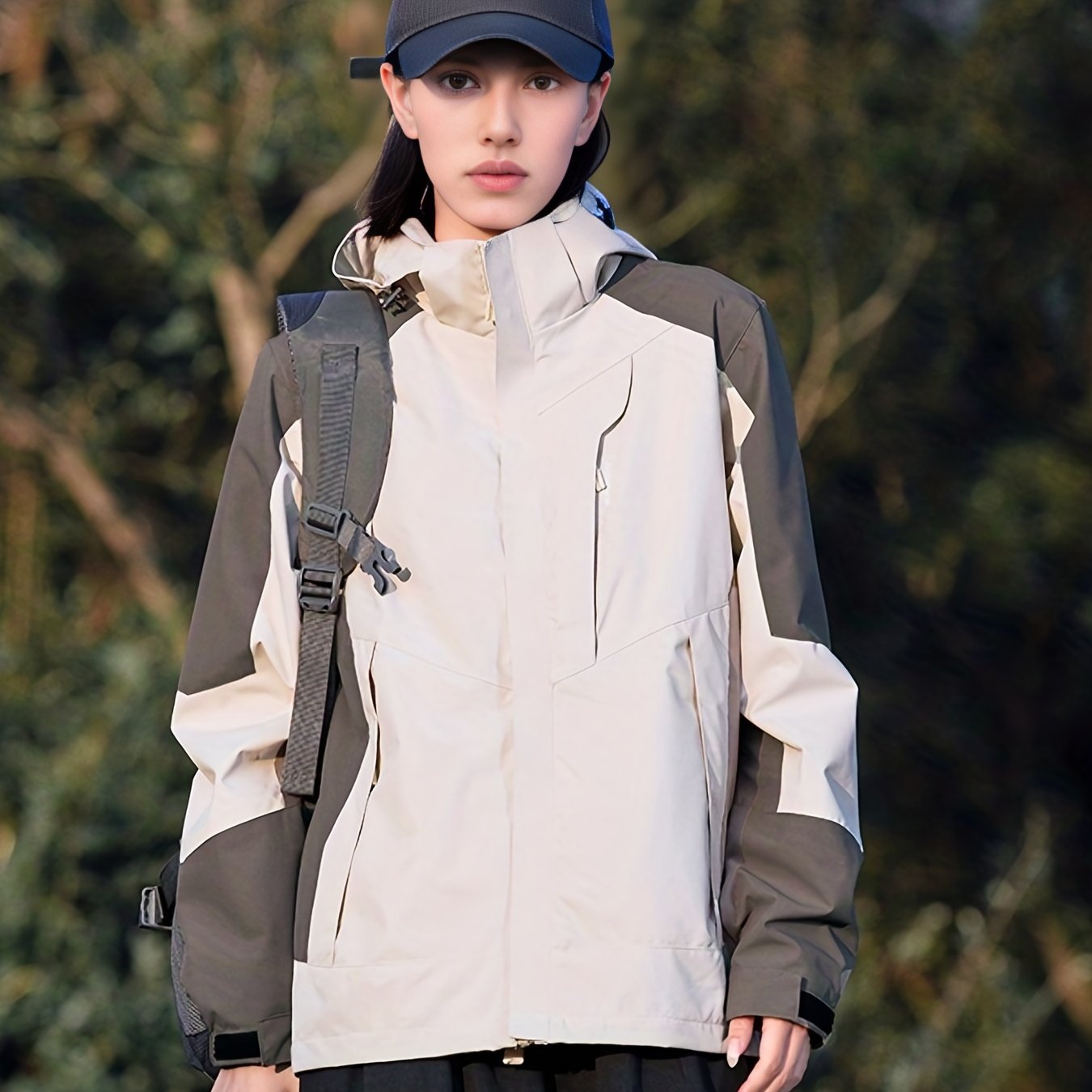 Women's Lightweight Windproof Waterproof Jacket for Spring & Autumn