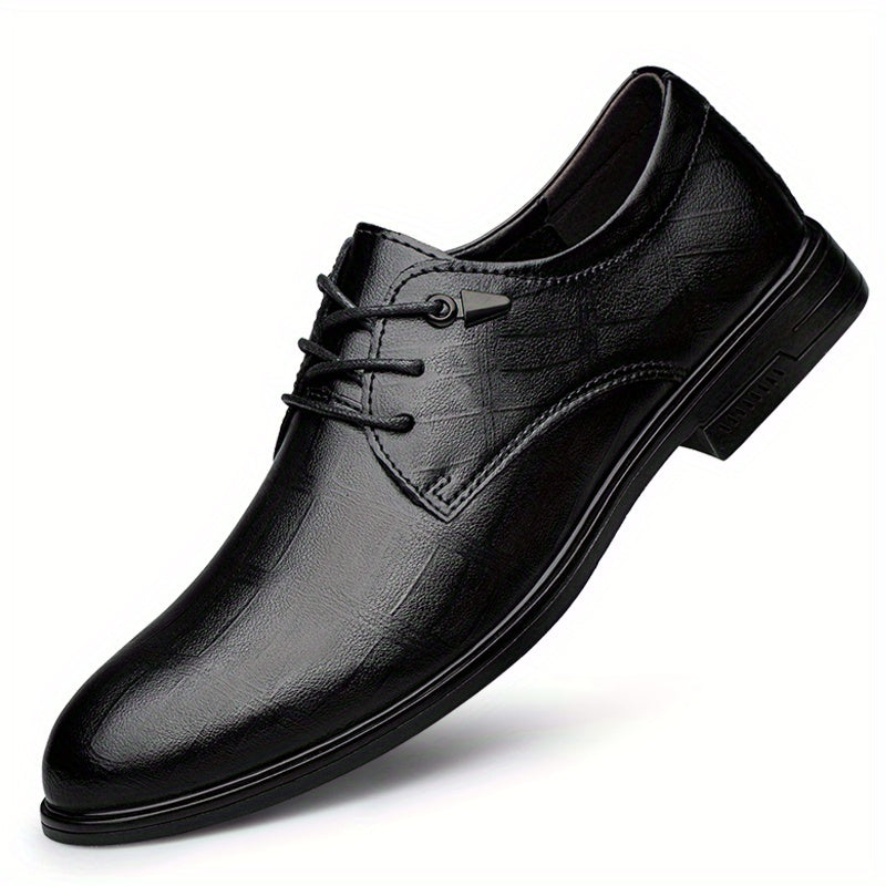 Men's Leather Oxford Shoes for Wedding Business