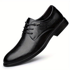 Men's Leather Oxford Shoes for Wedding Business
