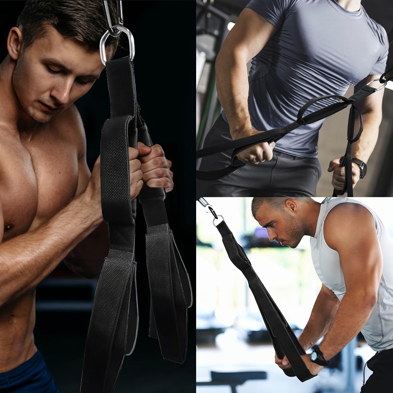 Triceps Training Rope Cable Attachment Gym Accessories