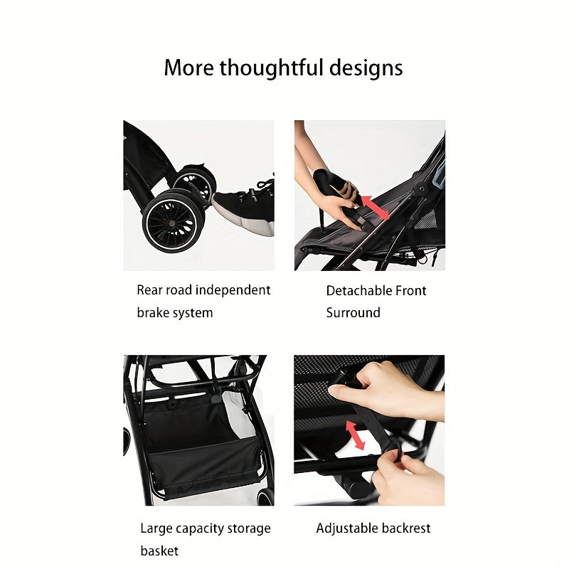 Baobaohao Lightweight Foldable Stroller for Kids