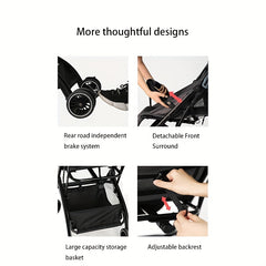 Baobaohao Lightweight Foldable Stroller for Kids