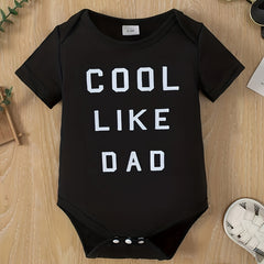 Toddler Cotton Onesie LIKE DAD Print Romper Creeper Clothes