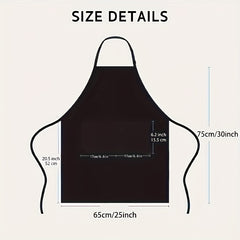 Adjustable & Stain Resistant Halter Apron with 2 Pockets