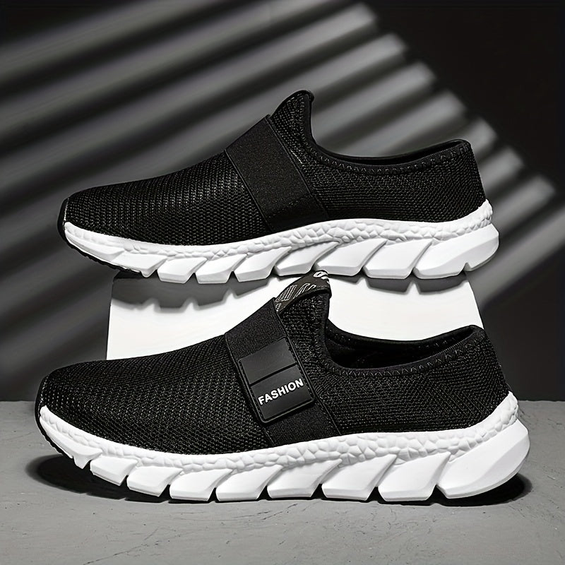 Men's Slip on Sneakers Lightweight Mesh Athletic Shoes