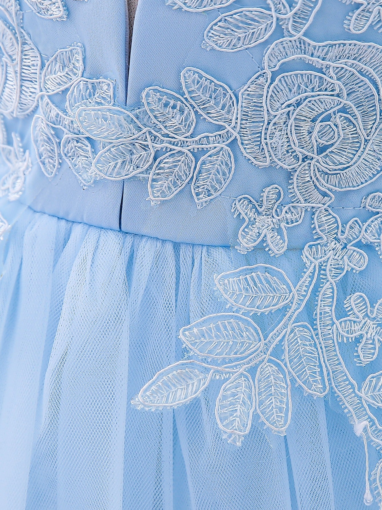Girls' Puff Sleeve Princess Dress