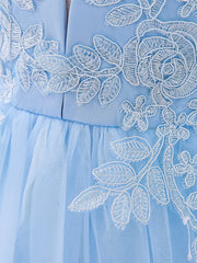 Girls' Puff Sleeve Princess Dress