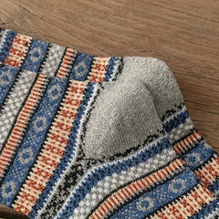 Retro Casual Thick Warm Mid calf Socks For Winter US 6 10