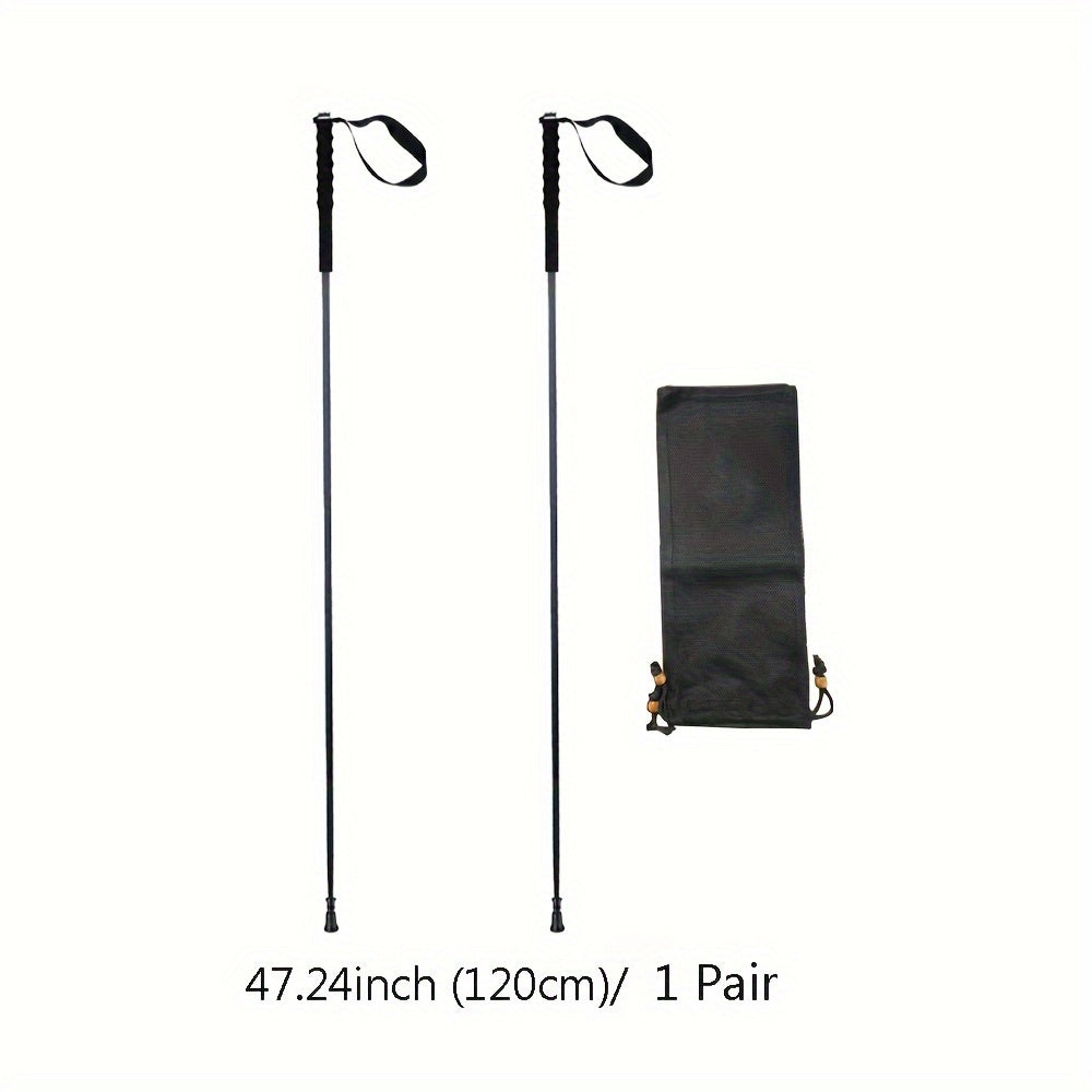 Ultra Light Carbon Trekking Sticks 2 Pack for Sports and Climbing
