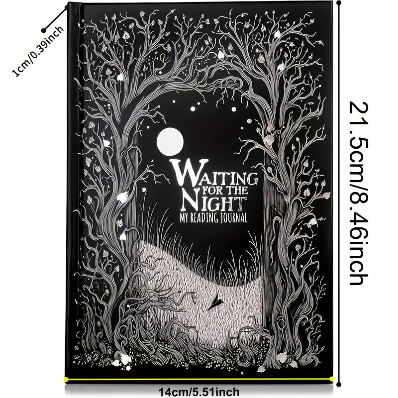 Moonlit Gothic Hardcover Diary - Waiting for Night Reading
