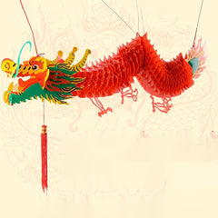 3D Chinese Year Dragon Garland Hanging Decoration