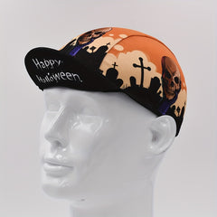 Skull Cap Cycling Cap Under Helmet Sun Hat Brim Cap Soft Breathable