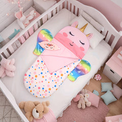 2pcs Doll Sleeping Bags and Eye Masks for 10-18 inch Newborn Dolls