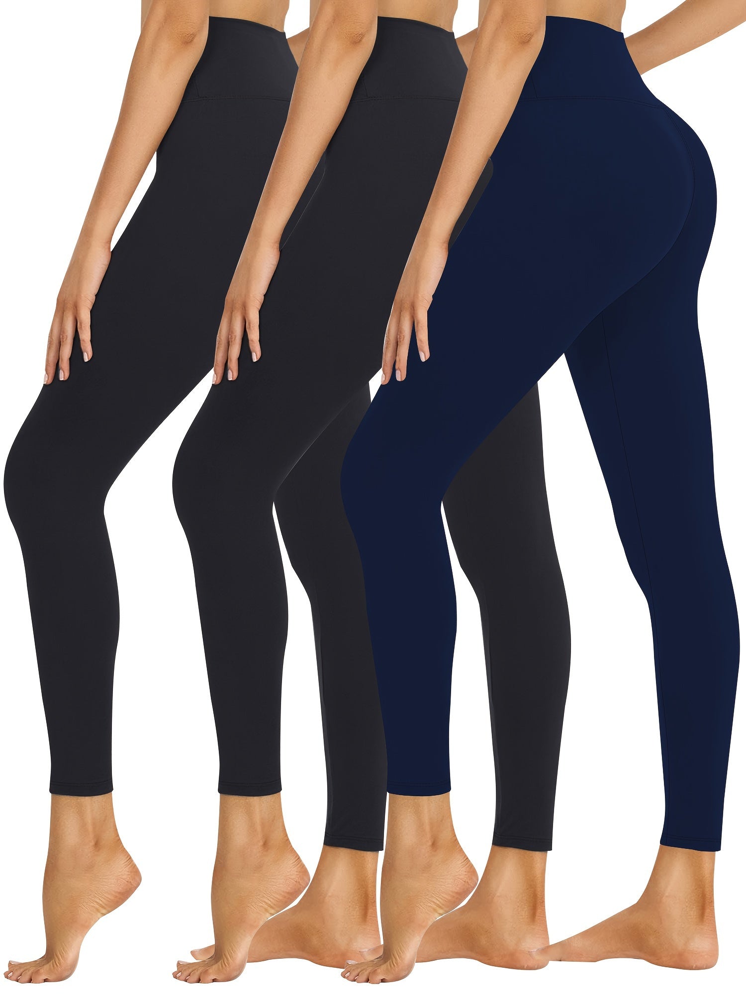 3Pcs High Waist Yoga Leggings Women's Activewear