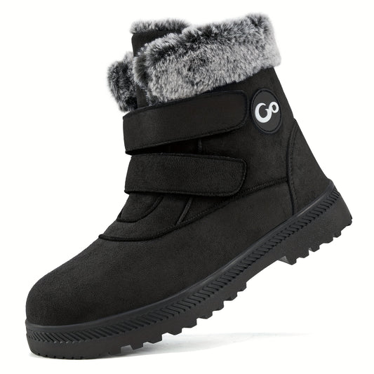 Plush Lined Waterproof Snow Boots Fall Winter Outdoor Shoes