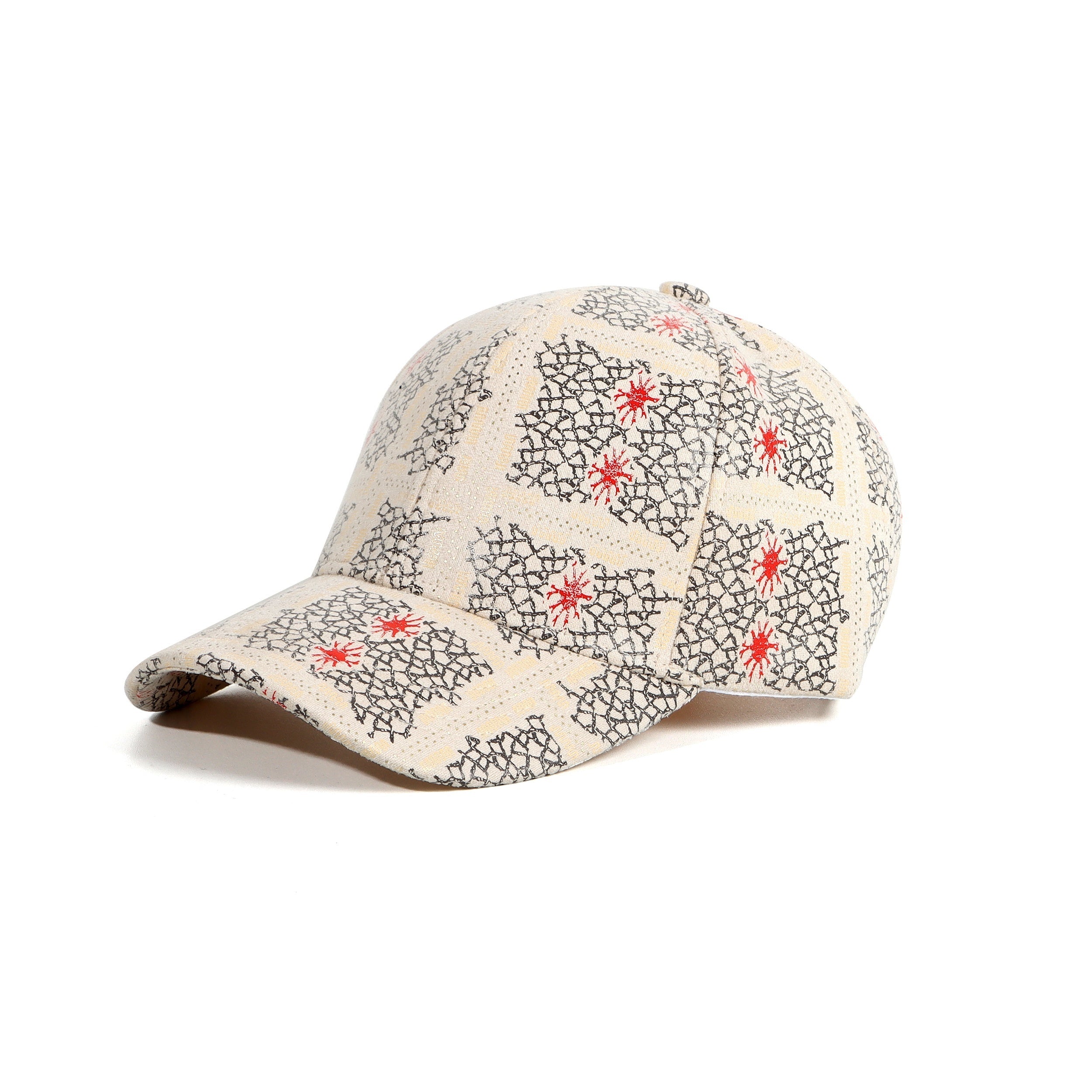 Spider Web Print Baseball Cap Lightweight Sports Hat Adjustable