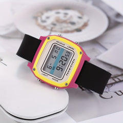 LCD Children's Electronic Watch Silicone Luminous Waterproof