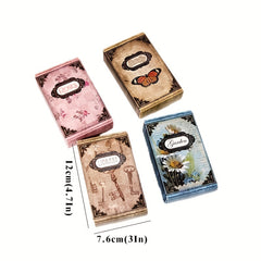 60 Sheets Butterfly Flower Mini Hand Book for Students Writing
