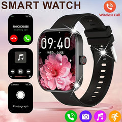 Unisex Smartwatch 4 HD Display Wireless Calling 100 Sports Modes