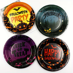 Halloween Party Tableware Pumpkin Paper Plate Disposable 17 78 Cm