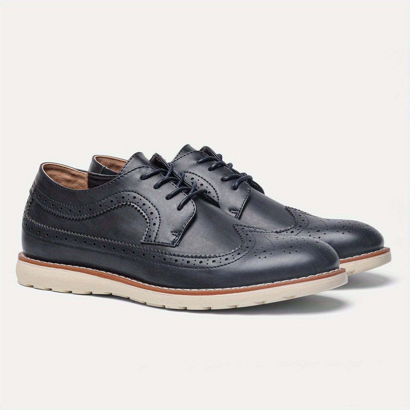 Men's Brogue Derby Shoes Non Slip Dress Shoes For Wedding Business