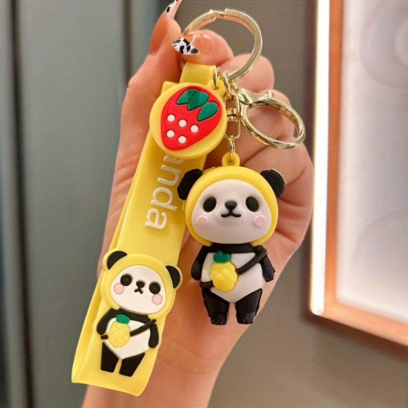 Cartoon Panda Keychain Pendant for Bag Decoration