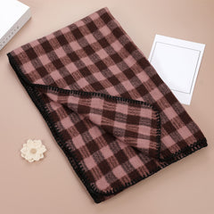 Art Print Check Scarf for Women - Winter Warm Scarves