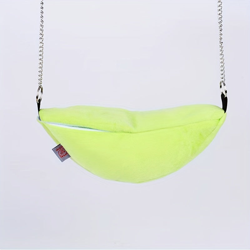 Banana Pet Hamster Rat Hammock - Small Animal Hanging Cage Nest
