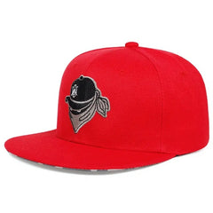 Men's Adjustable Flat Brim Hip Hop Hat