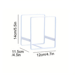 2pcs Home Plate Holder Vertical Cupboard Organizer