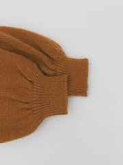 Solid Color Sweater with Knot Back Detail