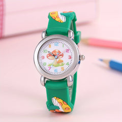 Cartoon Mushroom Quartz Watch for Kids