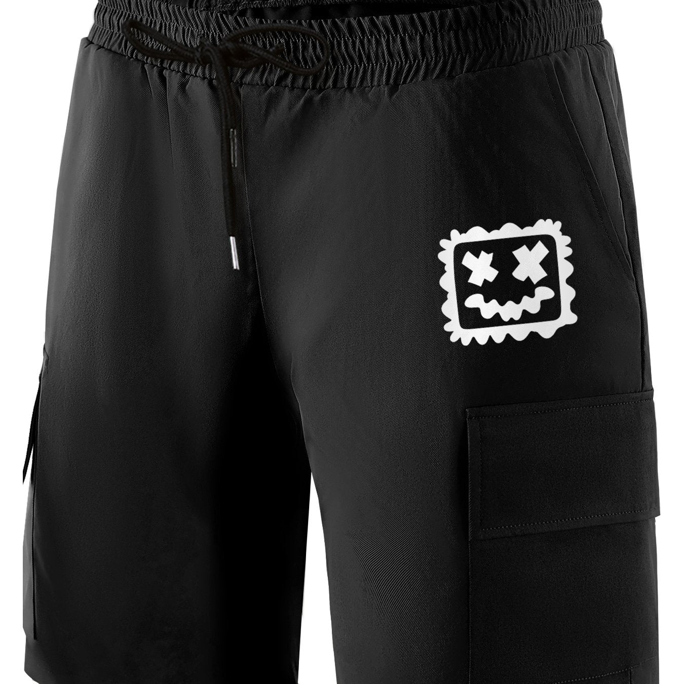 Men's Printed Cargo Shorts for Summer Outdoor Activities