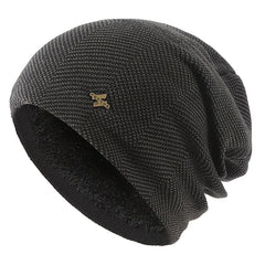 Men's Thermal Knitted Hat Winter Hair Protection