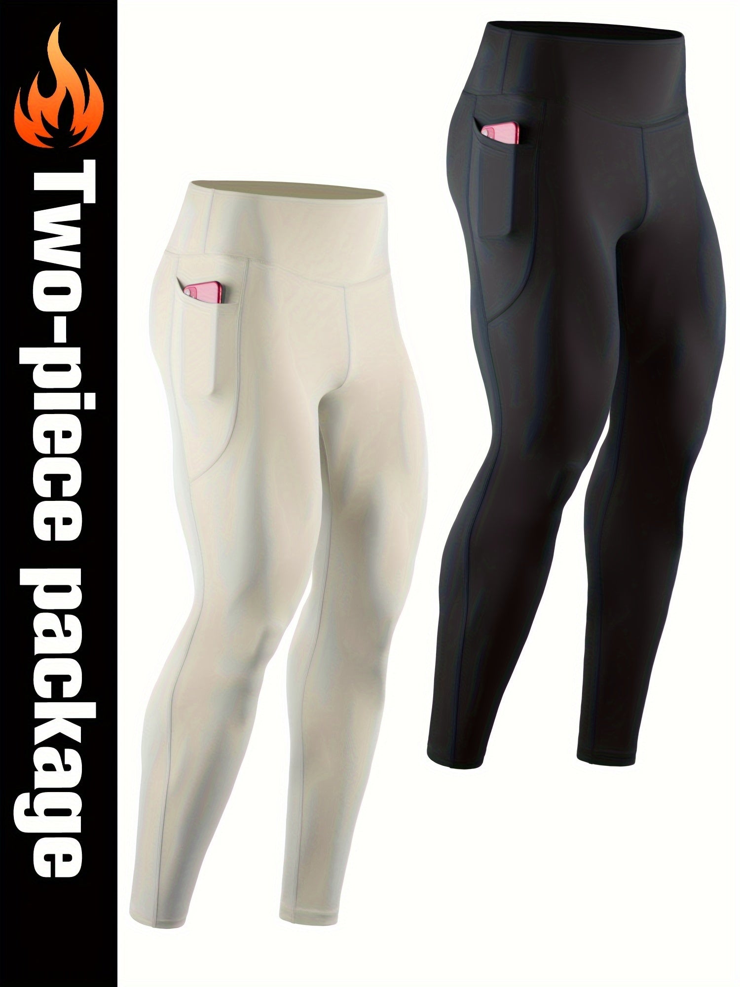 Men's Tight Pants Set for Yoga Track Sports