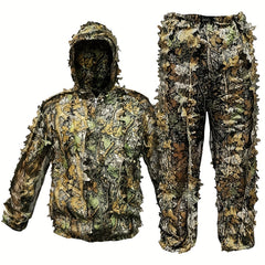 3D Leafy Camouflage Ghillie Suit for Turkey Hunting & Halloween